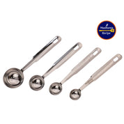 Madhura’s Recipe Stainless Steel Measuring Cups & Spoons set for Cooking & Baking – 4 stackable Cups & 4 Spoons