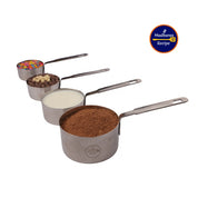 Madhura’s Recipe Stainless Steel Measuring Cups & Spoons set for Cooking & Baking – 4 stackable Cups & 4 Spoons