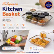 Madhura’s Recipe Stainless Steel Multipurpose Frying & Vegetable Basket