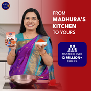 Madhura’s Recipe Premium Combo Pack of 3 – Kanda Lasun Masala, Goda Masala & Byadgi Mirch Powder