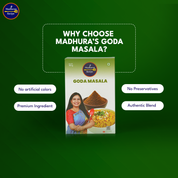 Madhura’s Recipe Goda Masala – The Heart of Maharashtrian Cooking - Pack Of 3, 100gm Each