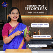 Madhura’s Recipe Premium 5-Piece Knife Set – SS420 Food-Grade Blades with Soft-Grip Handles, Sharp, Durable