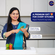 Madhura’s Recipe Premium 5-Piece Knife Set – SS420 Food-Grade Blades with Soft-Grip Handles, Sharp, Durable