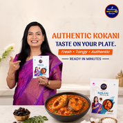 Madhura's Recipe Kokani Fish Curry Mix | Ready-to-Cook Fish Curry Masala | Authentic Maharashtrian Premix | Pack of 3 (50g Each)
