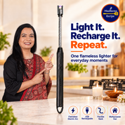 Madhura’s Recipe USB Rechargeable Electric Lighter | Flameless Arc Kitchen & Candle Lighter