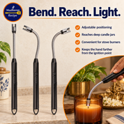 Madhura’s Recipe USB Rechargeable Electric Lighter | Flameless Arc Kitchen & Candle Lighter