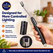 Madhura’s Recipe USB Rechargeable Electric Lighter | Flameless Arc Kitchen & Candle Lighter