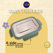 Madhura’s Recipe Stainless Steel Lunch Box for Kids & Family, airtight, easy to carry, Durable & food-Safe, Reusable; Built to Last
