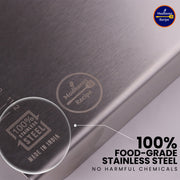 Madhura’s Recipe Stainless Steel Countertop Chopping Board – Large, 41 × 29cm