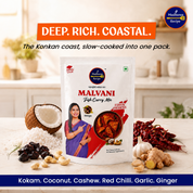 Madhura's Recipe Malvani Fish Curry Mix | Ready-to-Cook Fish Curry Masala | Authentic Maharashtrian Premix | Pack of 3 (50g Each)
