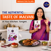 Madhura's Recipe Malvani Fish Fry Mix | Ready-to-Cook Fish Fry Masala | Authentic Maharashtrian Premix | Pack of 3 (50g Each)