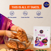 Madhura's Recipe Malvani Fish Fry Mix | Ready-to-Cook Fish Fry Masala | Authentic Maharashtrian Premix | Pack of 3 (50g Each)