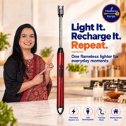 Madhura’s Recipe USB Rechargeable Electric Lighter | Flameless Arc Kitchen & Candle Lighter